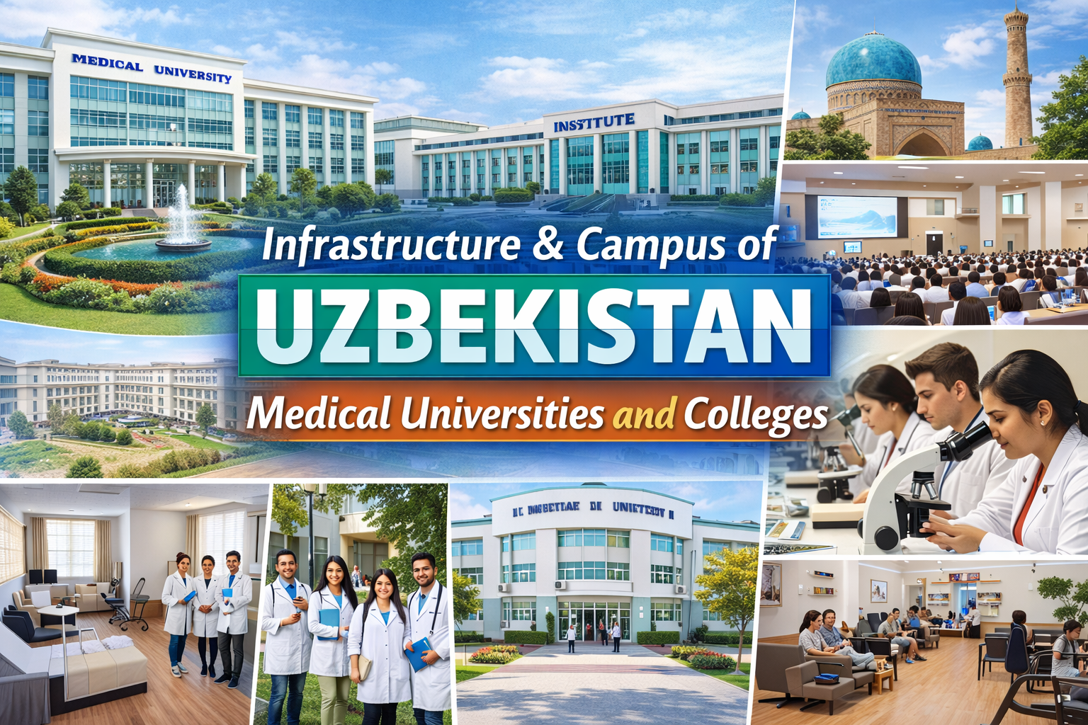 Infrastructure & Campus of Uzbekistan Medical Universities and Colleges